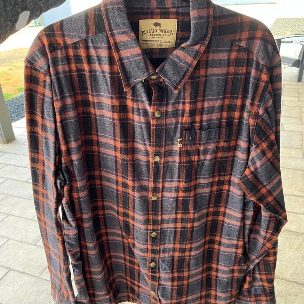 Buffalo Jackson Trading Co Plaid Flannel Shirt 2XL